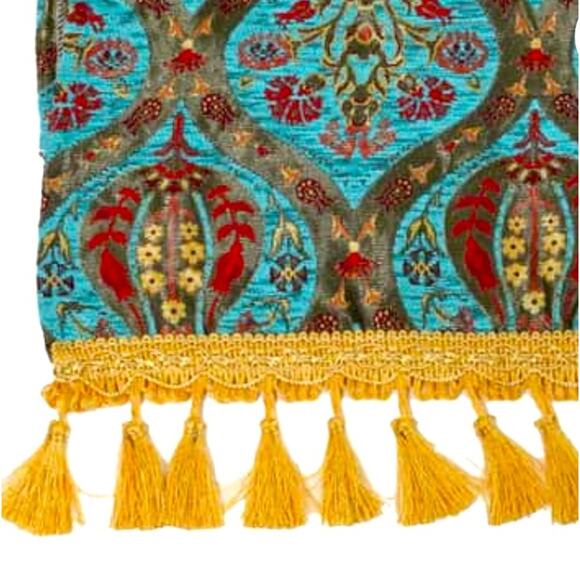 Table Runner 72” L x 19.6” W in an Abstract Pattern. - Picture 5 of 5